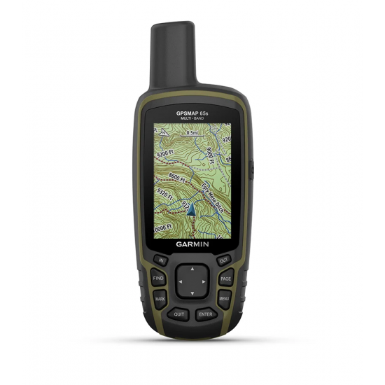 Garmin GPSMAP 65s GPS de mano multibanda para trekking y montaña
